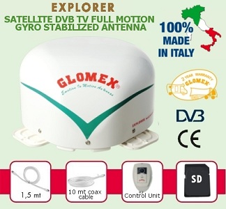 camper Antenne Satellitari  Explorer GLOMEX s460m